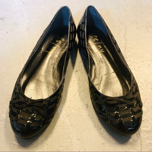 3 FOR $18/ French Sole FS/NY• black flats - Picture 1 of 6